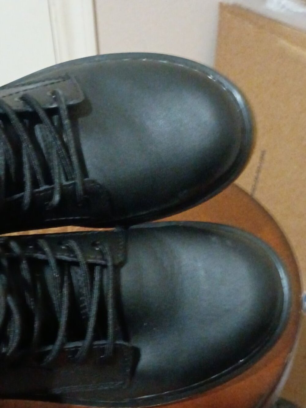 Dr. Martens 1460 J Black Women's Combat Boots Size 5 Leather Side Zip - Picture 14 of 14